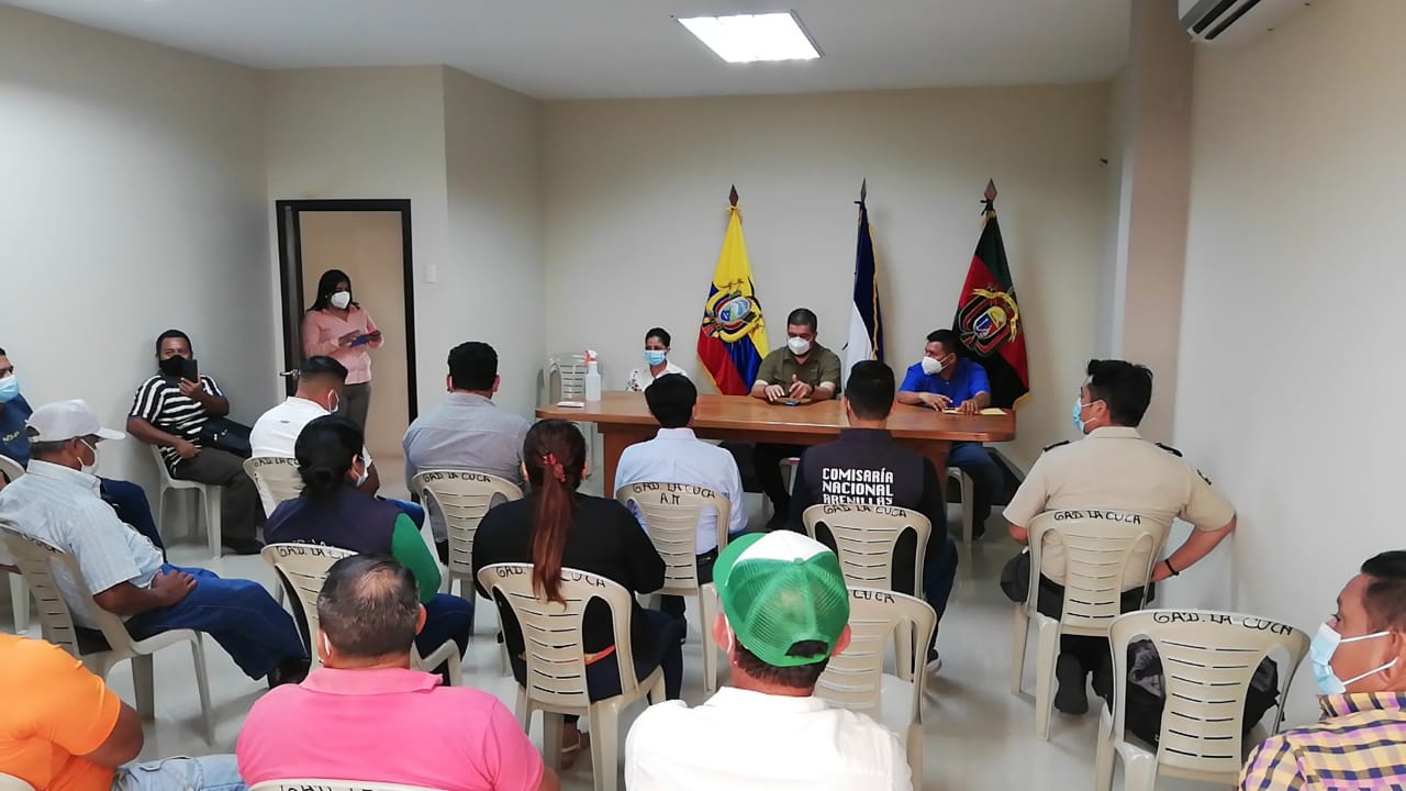 Gobernador Gámez articula acciones para reforzar seguridad en la parroquia La Cuca