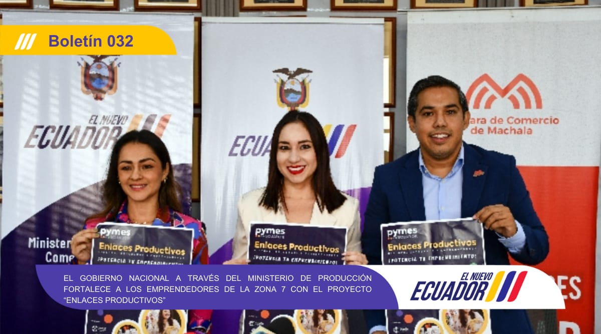 EL GOBIERNO NACIONAL A TRAVÉS DEL MINISTERIO DE PRODUCCIÓN FORTALECE A LOS EMPRENDEDORES DE LA ZONA 7 CON EL PROYECTO “ENLACES PRODUCTIVOS”