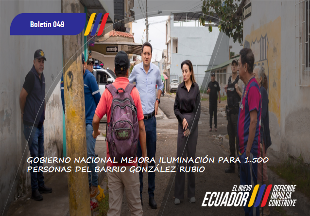 Gobierno Nacional mejora iluminación para 1.500 personas del barrio González Rubio