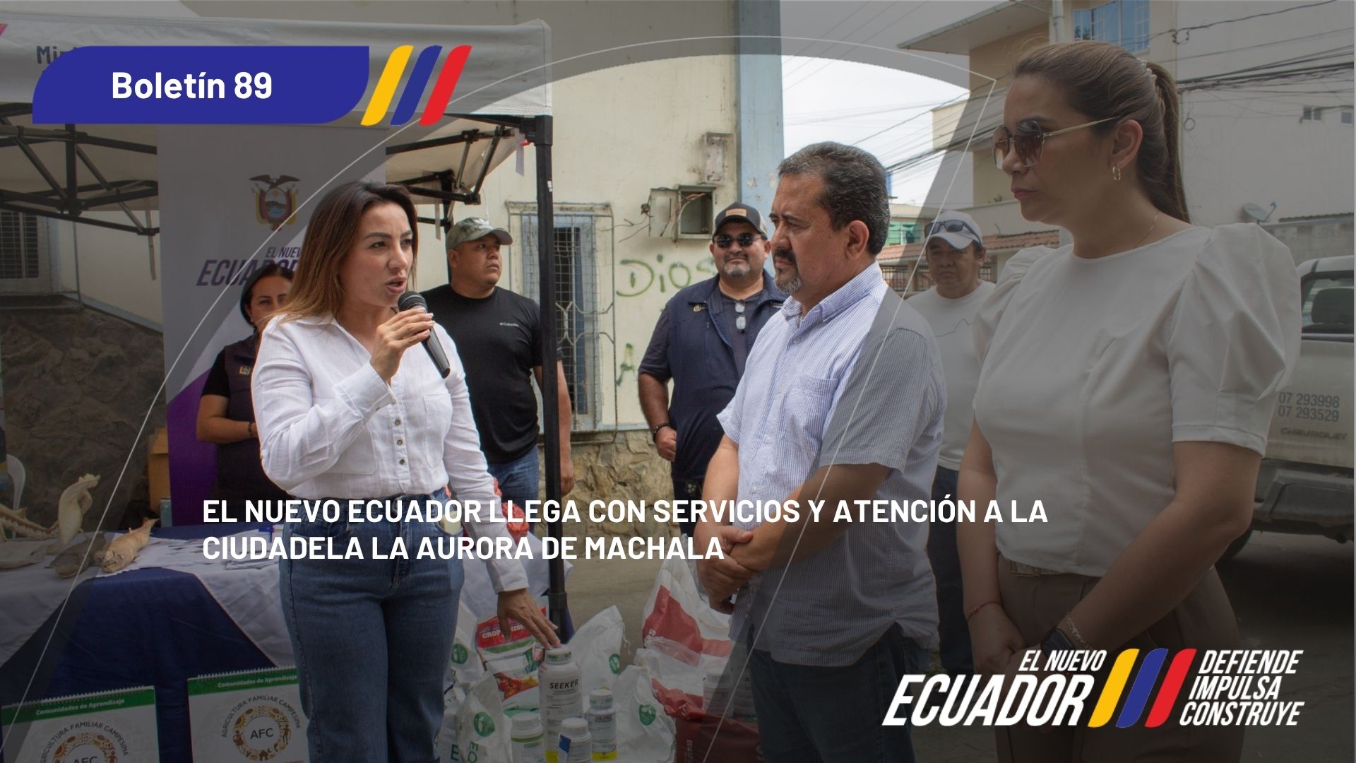 El Nuevo Ecuador llega con servicios y atención a la Ciudadela La Aurora de Machala